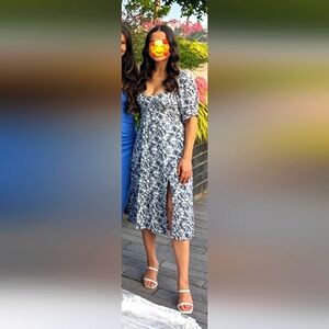 Abercrombie & Fitch Floral Midi Dress